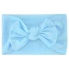 Faixa de Cabeça Larga Elástica Macia Headwear Laço de Nylon para Bebê Proteção de Moleira Acessório de Cabelo Xadrez Acessório de Cabelo Infantil