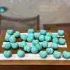 Turquesa de Magnesita Melocotón Cepillado Corazón Accesorios Hecho a Mano DIY Juguete Pulsera Collar Cuentas Espaciadoras Accesorios