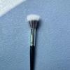 Brocha de Puntos Brocha para Rubor Doble Lana Fina Ligera Pico Plano Detalle Halo Brocha de Maquillaje Tamaño Grande Pequeño Paquete 1