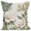 Nueva Funda de Almohada de Flor de Planta para Hogar, Dormitorio, Sofá, Transfronteriza, Súper Suave, Funda de Cojín Estampada, Venta al por Mayor