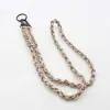 Alça de Pescoço para Celular com Chaveiro de Paracord Trançado Mais Vendida Paracord de Sete Fios Trançado Colar para Acampamento ao Ar Livre