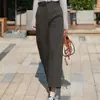Venta de liquidación: Pantalones Ajustados de Pierna Ancha para Mujer, Estilo Delgado de Verano, Ropa Casual, Tallas Petite y Grandes, Pantalones Rectos de Nueve Puntos