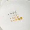 Cuentas de Sandía Cubiertas de Oro de 14K que Conservan el Color, Cuentas Espaciadoras de Flor Cortada, Pulsera de Cristal y Perla Hecha a Mano para Manualidades DIY, Cuentas Sueltas para Joyería