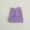 Chapéu de lã infantil para blogueiro de batata doce pequeno, macio, com ponta dupla, cachecol, chapéu de tricô para curling de homens, mulheres e bebês