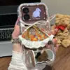 Funda Protectora de Otoño con Bordado de Flores Pequeñas Aplicable a Teléfono Apple 17 iPhone 16 Pro Max Huawei Mate 70 Honor