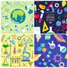 12 Folhas de Papel para Diário de Experimentos Científicos de Compra Direta Transfronteiriça Scrapbook DIY Papel de Fundo Feito à Mão a Preço Fixo