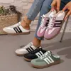 Zapatos de Verano Transfronterizos para Mujer, Mocasines Retro Estilo Alemán, Zapatos Casuales Perezosos Transpirables de Suela Blanda, Estilo Mula Versátil