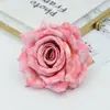 Flores de Rosa Floco de Neve Estilo Europeu Simulação 10cm Rosa Diamante Rosa de Outono Pacote de Material para Caixa de Flores Mais Vendido na Fronteira com Flores