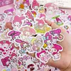 Paquete de 60 Pegatinas Decorativas de Dibujos Animados con Forma Especial para Niños, Manualidades, Pegatinas Impermeables, Pegatinas de Material para Manualidades de Capibara