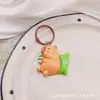 Lindo Caricatura Capibara Grande Llavero Colgante Colgante para Mochila Llavero Estudiante Creativo Pequeño Regalo