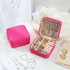 Caja de almacenamiento portátil para joyas, Caja de regalo para el Festival Qixi, Caja para joyas de pendientes, anillos, collares, Mini caja decorativa
