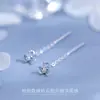 Pendientes de Flor de Lirio Azul Frescos y Sencillos para Mujer, Exquisitos y Modernos, Realzan el Cutis, Únicos y Versátiles, Joyería de Alta Gama