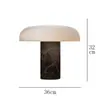 Lámpara de mesa para dormitorio, diseño nórdico simple y moderno, lámpara de noche decorativa de mármol de alta gama para hotel y casa de huéspedes