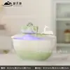 Adorno de fuente de agua para acuario de cerámica con agua circulante, moderno y simple, para sala de estar, oficina, decoración del hogar, entrada y exhibición en mueble de TV