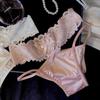 Braguitas Sexy de Encaje Resbaladizas para Mujer Nuevas de Satén con Cordones Calientes para Chica Cruz Pura Deseo