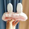 Diadema de Oso con Fresas Linda Diadema de Peluche Pinza para el Pelo de Oreja de Dibujos Animados Pinza para el Pelo de la Cara de Mujer Pinza para el Pelo Accesorios para el Cabello de Otoño e Invierno