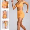 Conjunto Deportivo de Yoga Pilates Fitness ONER Transfronterizo A Prueba de Golpes Escote en V Profundo Espalda Sexy Hermosa Ropa para Fitness al Aire Libre