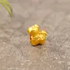 Ano do Cavalo Cobre Dourado Pequeno Acessório de Cavalo DIY Pulseira Pingente Colar Charme Cavalo do Zodíaco Moeda de Cobre Saco da Sorte Ornamento de Cavalo