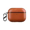 Estuches de Cuero Transfronterizos para Auriculares Adecuados para AirPods Pro3, Estuches Protectores de Cuero Sintético Estilo Negocio para AirPods 3 de 1ª/2ª Generación