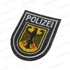Chaleco Táctico Polizei Alemán con Letras Inglesas y Parche de Tela Bordado en la Espalda, Tira de Velcro en el Pecho y Brazalete