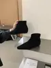 2026 Novas Botas de Cano Curto Quadradas Estilo Vintage Outono-Inverno, Botas Curtas Elegantes, Botas de Cano Curto Slim Modernas e Versáteis para Mulheres