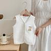Chaleco de bebé chaleco infantil de primavera y otoño chaleco de algodón fino chaleco infantil de otoño e invierno para niños y niñas