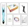 Fornecimento Direto da Fábrica Caneta de Impressão 3D Caneta de Grafite Estéreo DIY Caneta de Pintura Brinquedos Educativos para Crianças Venda por Atacado da Fábrica Presentes