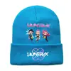 Gorro + Guantes 2025 Amazon Nuevo Drama Coreano Personaje de Dibujos Animados Estampado Gorro de Punto Gorro de Lana Gorro Cálido