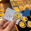 Pegatina para Teléfono Móvil de Oro Puro 999 Princesa Hazte Rica Foil de Oro Hazte Rico Rápido Pegatina para Refrigerador Año de la Oveja Ten Dinero para Gastar Tarjeta de Oro Regalo