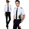 Ropa de seguridad Ropa de verano Vacío Piloto Discoteca Estilista Camisa Seguridad de la propiedad Conserje Imagen Post Herramientas Uniforme