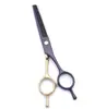 Tijeras de belleza para mascotas domésticas de fábrica, todo acero, tijeras curvadas hacia arriba, hacia abajo, torcidas, tijeras curvas bidireccionales de 7 pulgadas para recortar el pelo de perro