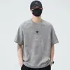 Camiseta de Manga Corta de Marca de Moda Sorona Disponible en Stock para Hombre, Nuevo Estampado Tie-Dye Verano 2026, Corte Holgado, Moda Versátil