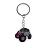 Elemento de carro chaveiro bolsa chaveiro pingente líquido vermelho pingente fofo pequenas joias comércio eletrônico transfronteiriço atacado