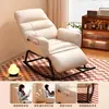 Mecedora sofá individual mecedora sillón reclinable para adultos silla de ocio para balcón lujo ligero despreocupado sofá para persona perezosa silla sofá se puede dormir