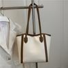 Bolsos Europeos y Americanos de Gran Capacidad para Mujer 2025 Nuevos Bolsos de Mujer Bolsos de Hombro de Moda para el Trabajo Bolsos Satchel Tote Versátiles de Color Contrastante