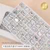 Novos Strass de Unha de Cristal Irregulares com Fundo Pontiagudo Famosos na Internet K9 Oval Ovo de Pombo Luxo Decorações de Unha