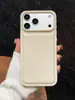 Capa de celular com airbag texturizada de pão com furos grandes, adequada para Apple 18PRO iPhone 18promax, com padrão de lichia