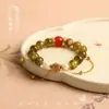 Popular Pulsera Dulce Sueño de Flores Estilo Hada Danza de Flores Pareja DIY Hecho a Mano Regalo para Mejor Amiga y Novia