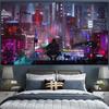 Cyberpunk cyberpunk 2077 fondo tela colgante bar ins decoración escena nocturna póster dormitorio tapiz pintura mural