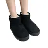 Envío Transfronterizo Admite Etiquetado de Botas de Nieve, Botas de Algodón Cálidas Antideslizantes de Suela Gruesa, Pantuflas de Algodón Versátiles, Pantuflas de Algodón Estilo Birkenstock para Mujer