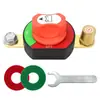 Novo Modelo Braçadeira Tipo Terminal Positivo e Negativo Tipo Parafuso Bateria de Carro Polo Interruptor de Desconexão com Almofada Protetora Kit de Acessórios Chave