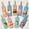 Etiqueta de Bagagem de Borracha Macia de Animal Fofo de Desenho Animado Design Criativo DIY Etiqueta de Bagagem de Borracha Macia de PVC Transfronteiriça Personalizada Atacado