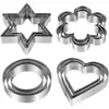 Molde para Galletas con Forma de Corazón, Dachshund, Corgi, Cortador de Galletas con Forma de Animal de Acero Inoxidable, Herramienta de Horneado a Presión, Transfronterizo