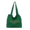Bolsa de Grande Capacidade para Mulheres, Leve e Versátil 2025 Nova Bolsa de Ombro Casual de Lona para Compras, Bolsa Tote para Roupas de Trabalho para Aula