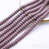 Ábaco de vidrio multicolor tipo jade, cuenta espaciadora de vidrio, cuenta plana de vidrio, porcelana, jade, accesorios para joyería DIY, espaciador 8*5mm