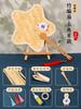 Pacote de material para leque de bambu DIY leque artesanal não patrimonial grupo de leques cultura do leque estilo chinês tecelagem infantil leque de PU Festival do Barco-Dragão