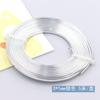 Fio de alumínio plano colorido 3*1mm tira de alumínio puro DIY joias artesanais para estudantes criação floral fio metálico