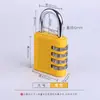 Cadeado de Combinação de Metal para Portas de Armário de Dormitório Estudantil, Bagagem de Academia, Fechaduras de Gaveta e Pequenos Cadeados Antifurto Domésticos
