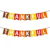 2026 Banner de Decoración para Fiesta de Acción de Gracias de Amazon Arreglo de Cosecha de Otoño Bandera de Agradecimiento Venta al por Mayor Personalización