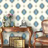 Papel Tapiz Autoadhesivo Estilo Europeo para Sala de Estar, Dormitorio, Pared de Fondo de TV, Pegatinas Decorativas de Pared, Pegatinas de Pared para Renovación